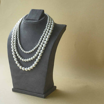 Three Layered Pearl Necklace